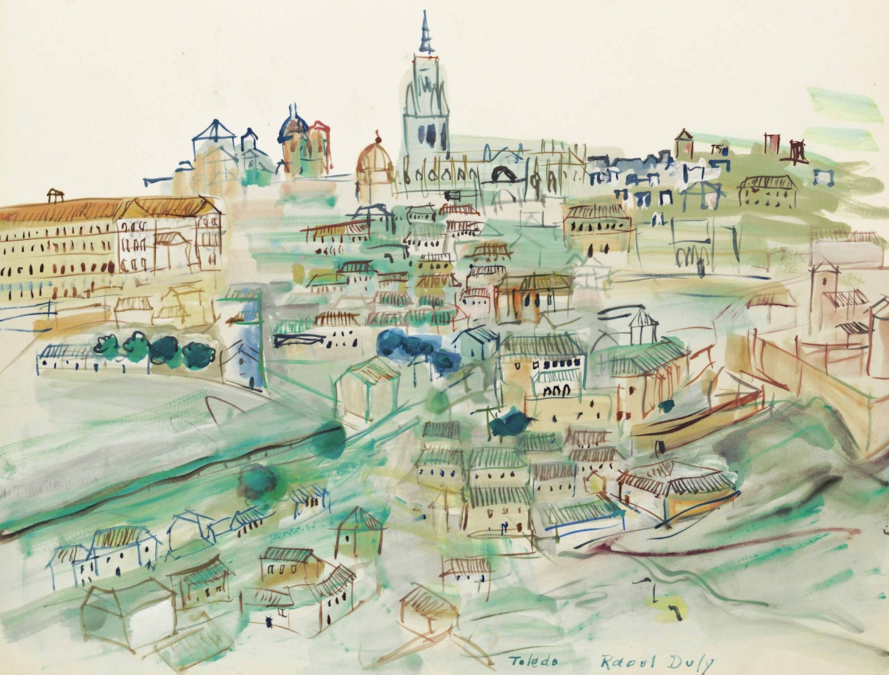 Tolède by Raoul Dufy