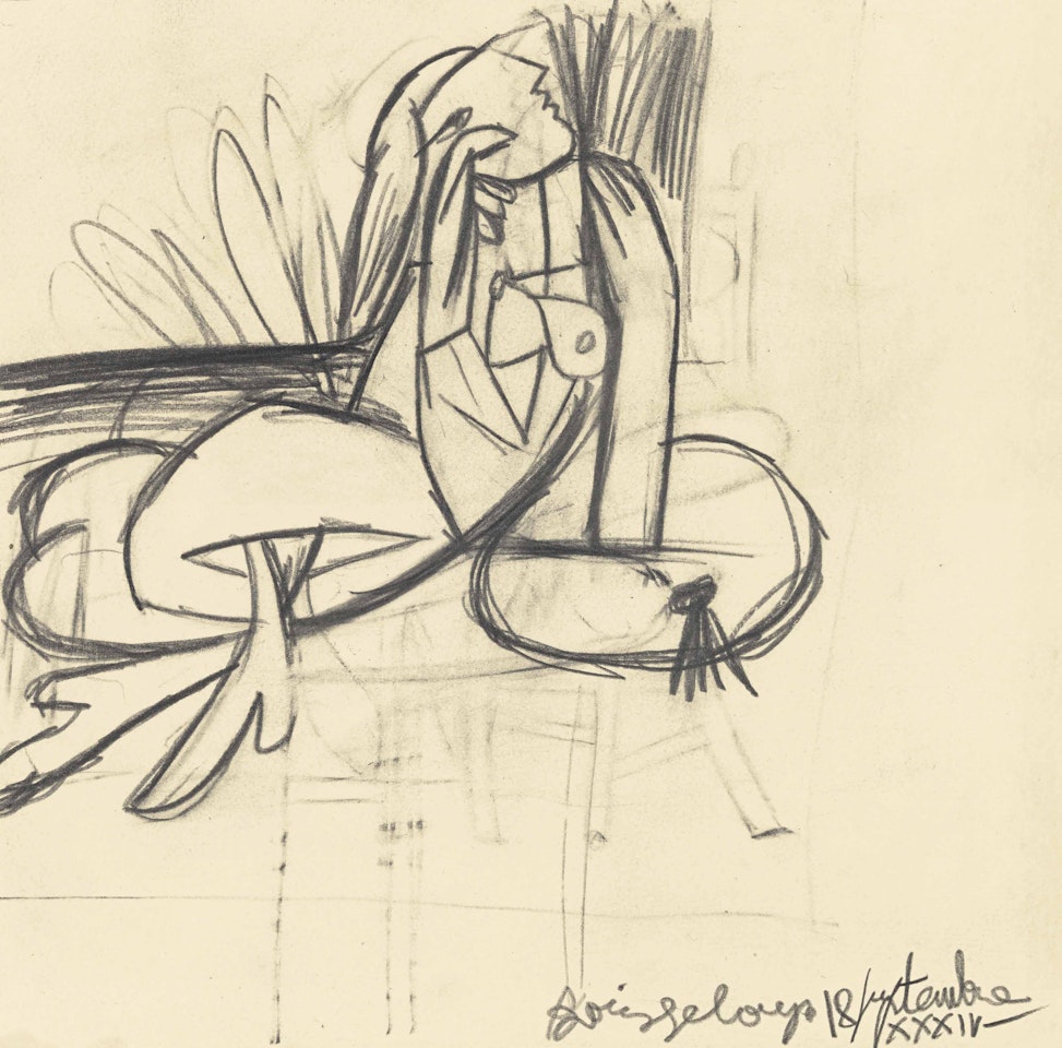 Femme assise by Pablo Picasso