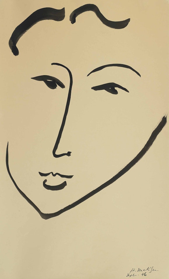 Tête de femme by Henri Matisse