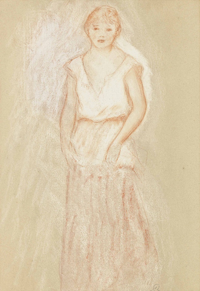 Jeune fille debout by Pierre-Auguste Renoir