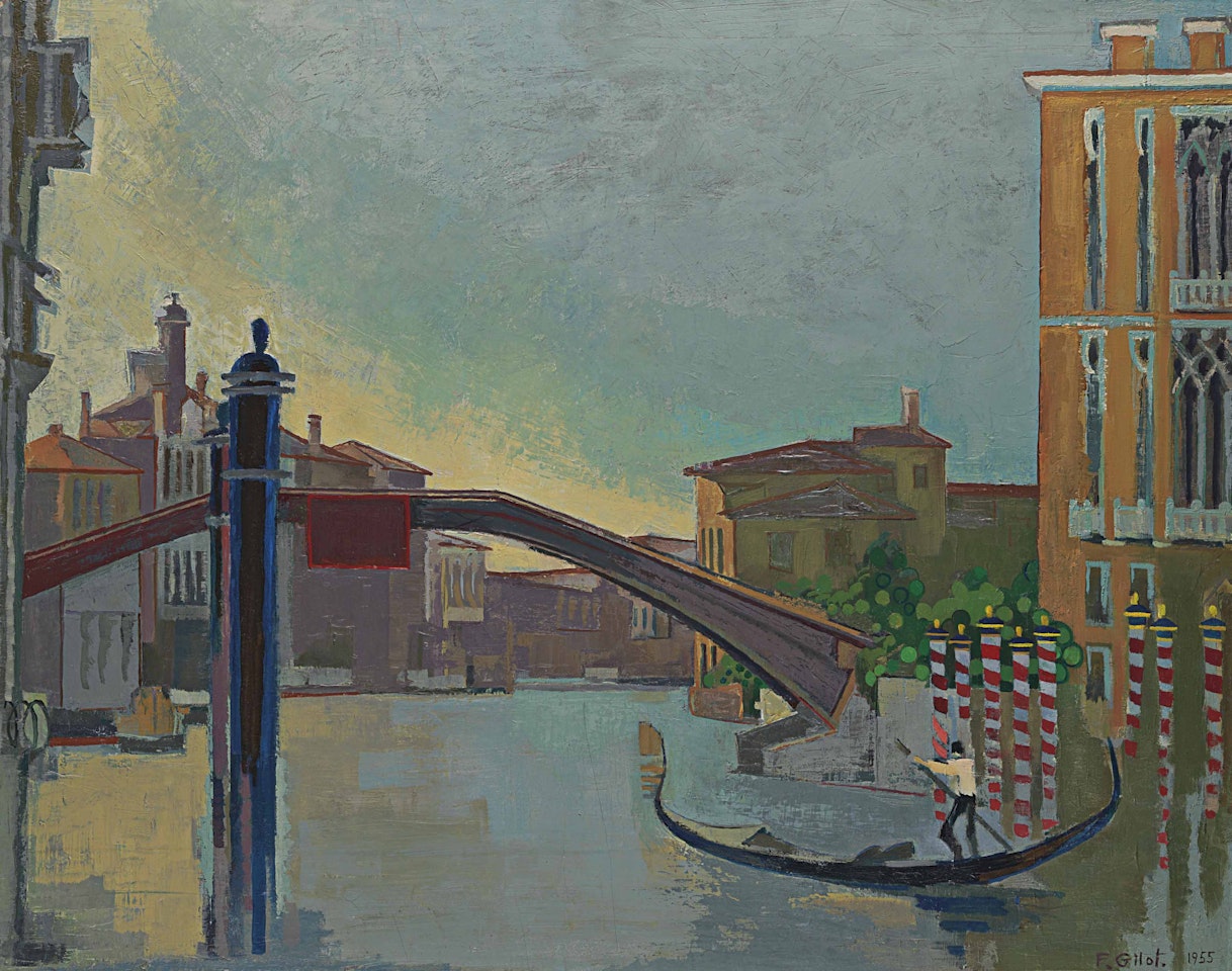 Le grand canal de Venise by Françoise Gilot
