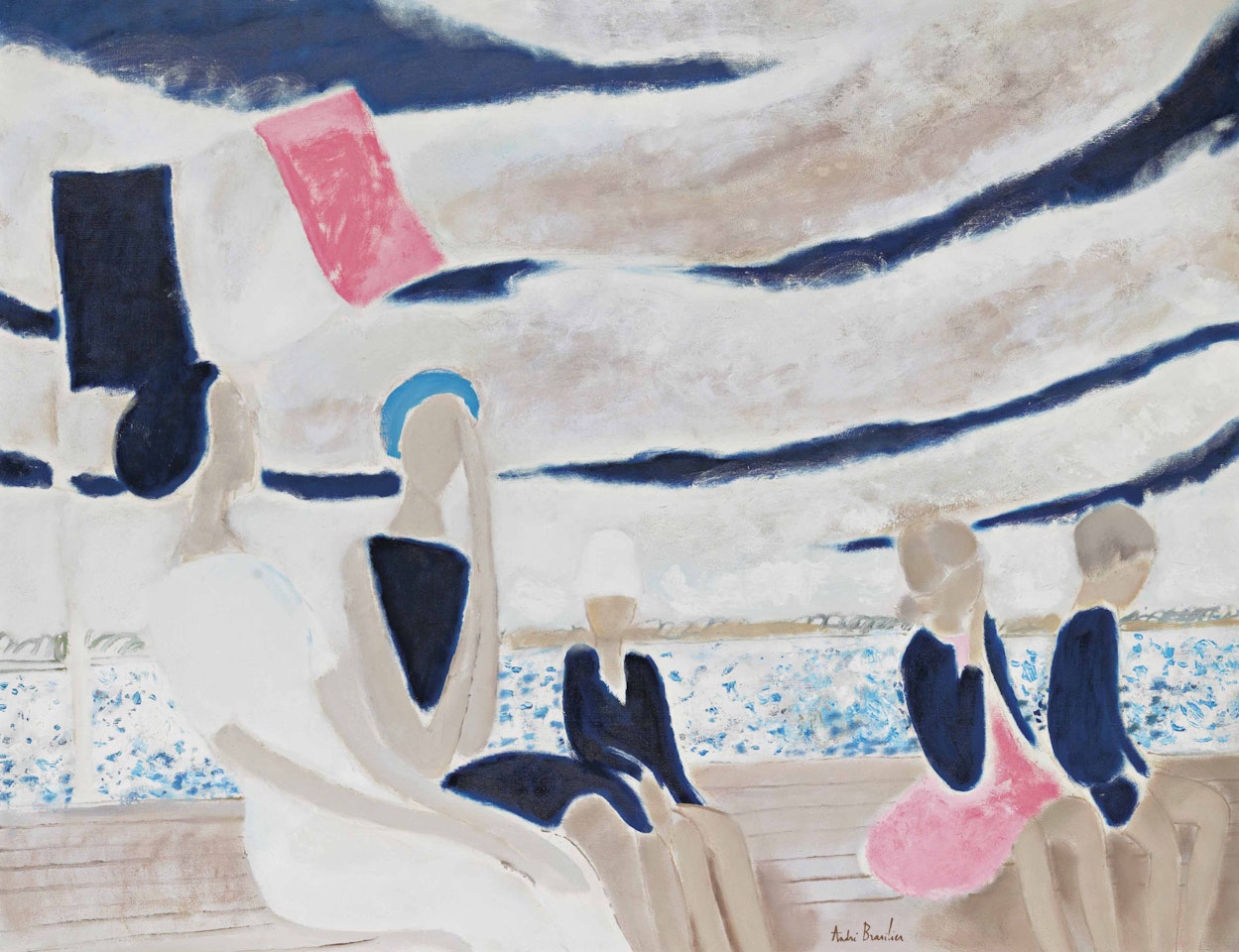 En bateau by André Brasilier