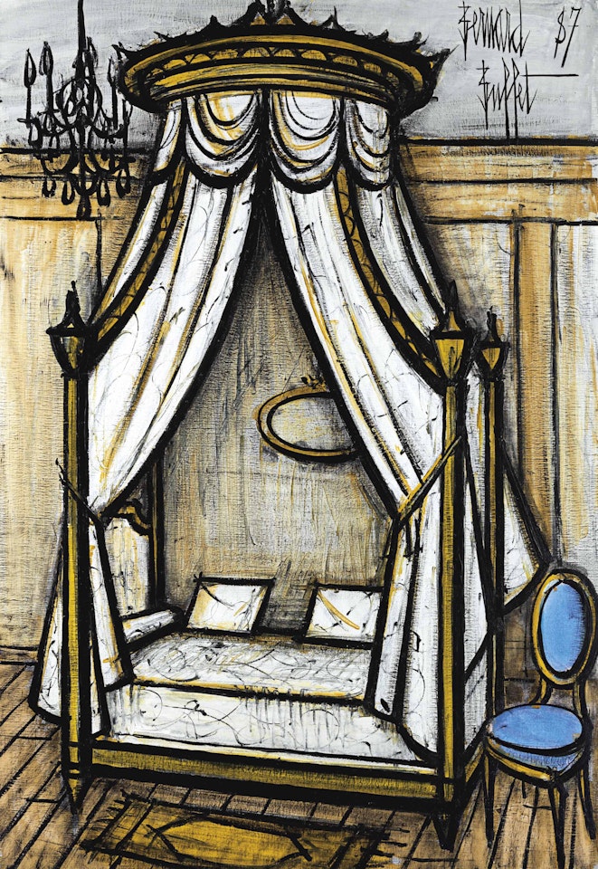 Le lit blanc by Bernard Buffet