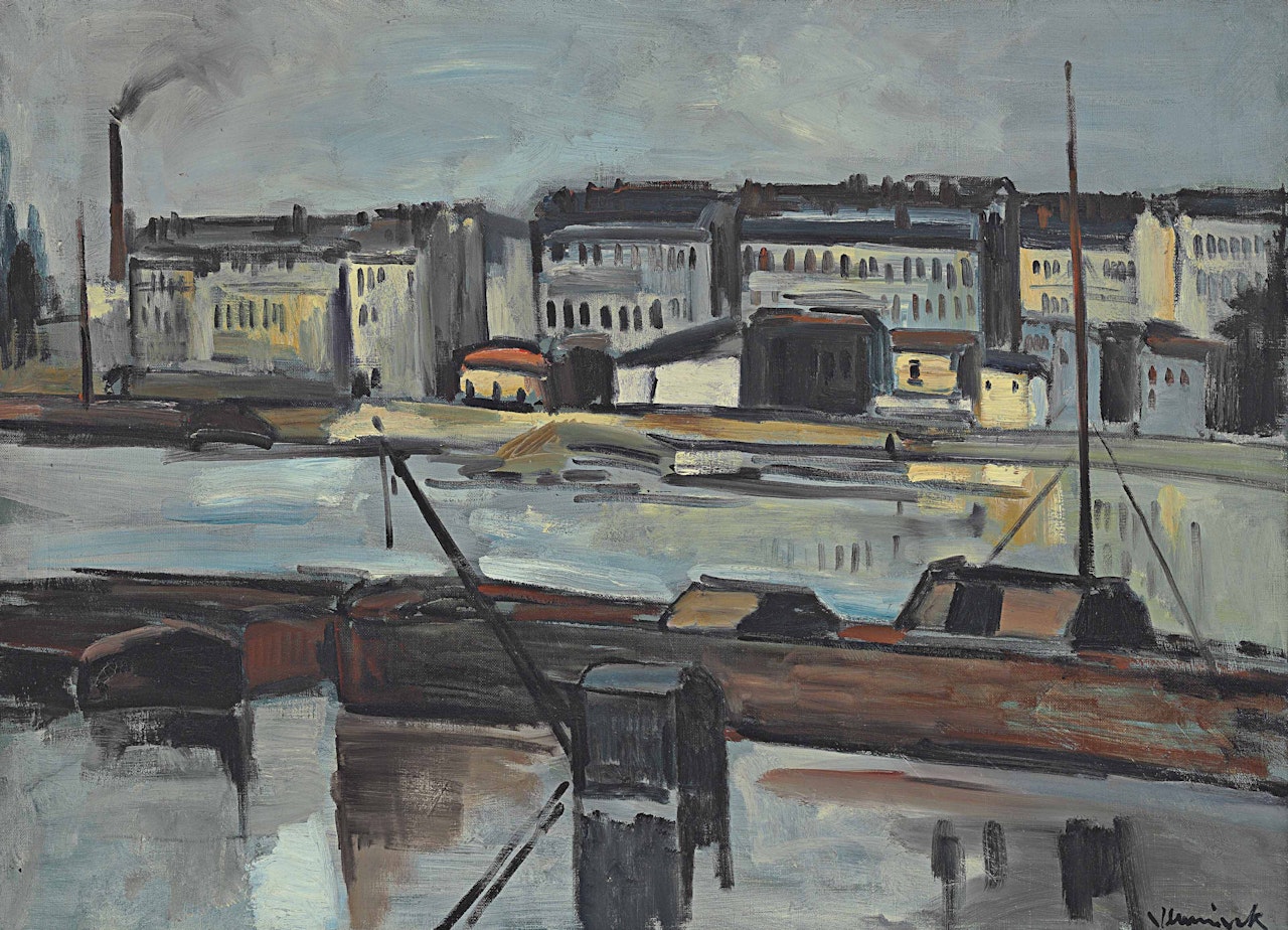 Usines et fleuve by Maurice de Vlaminck