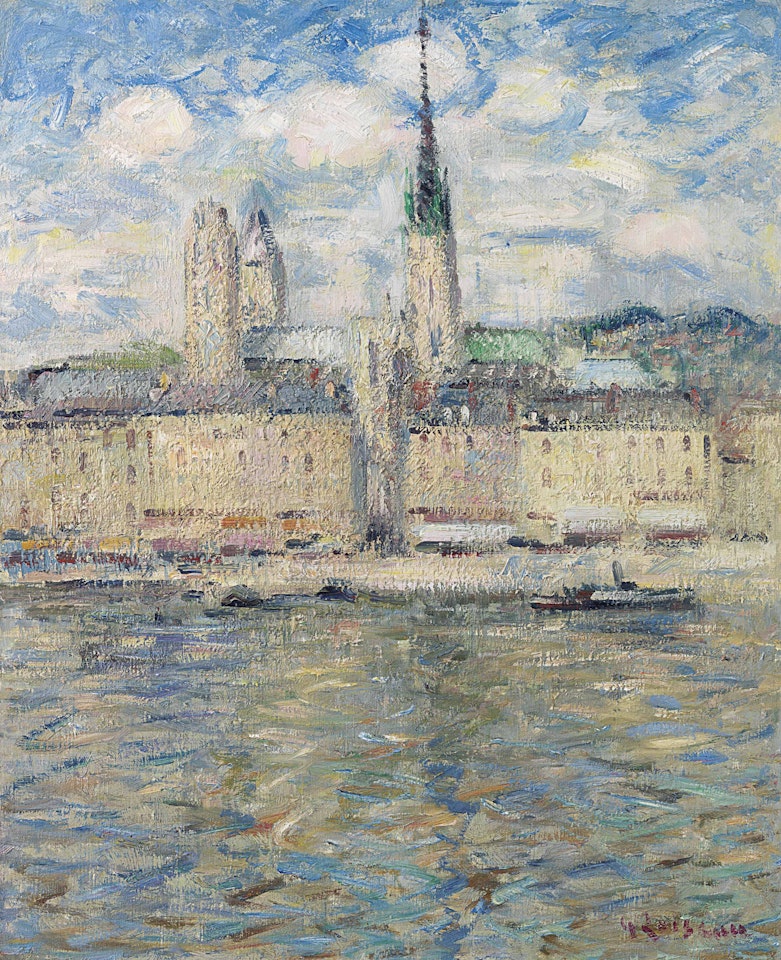 La Seine à Rouen by Gustave Loiseau