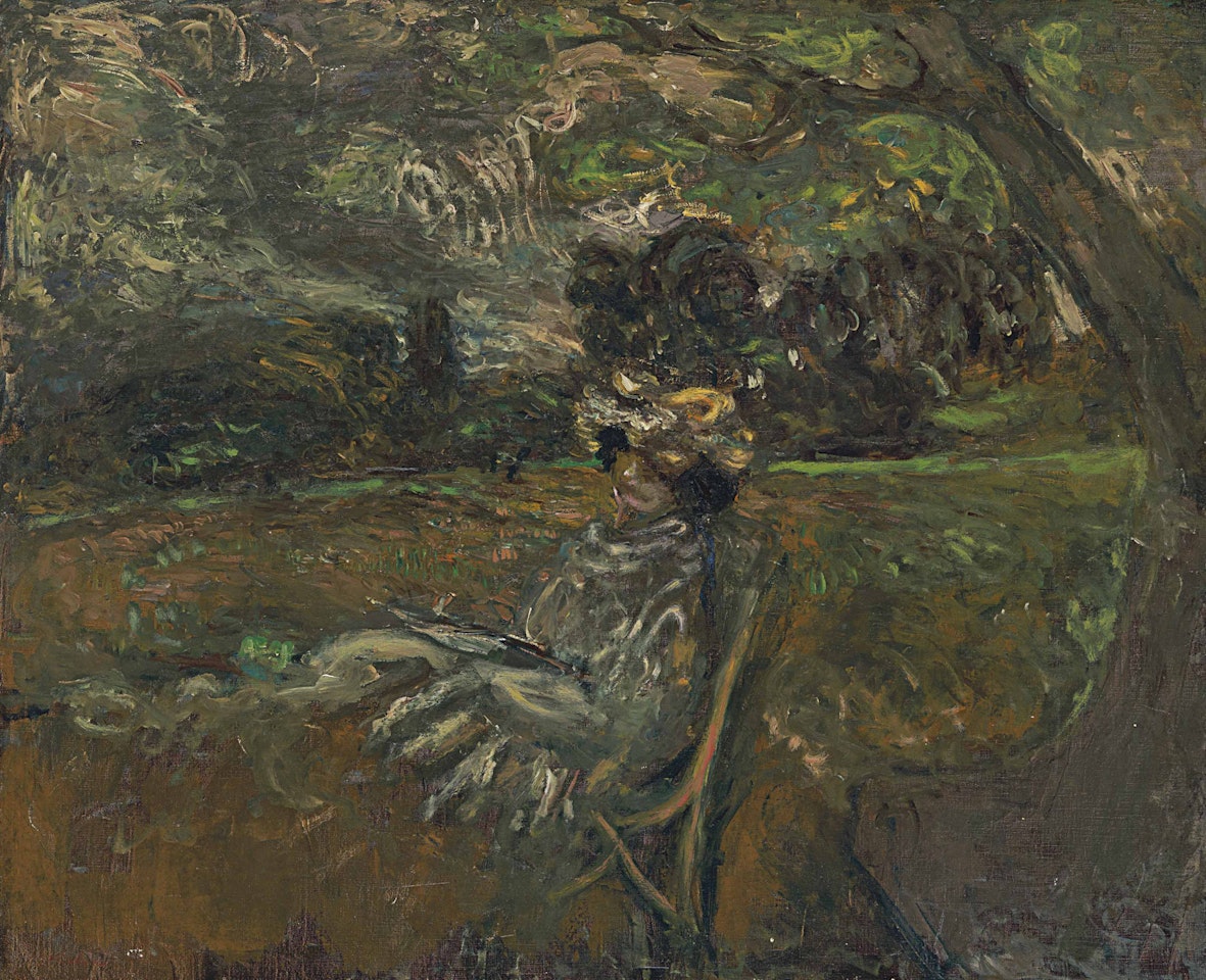 Madame Hessel au soleil couchant by Édouard Vuillard