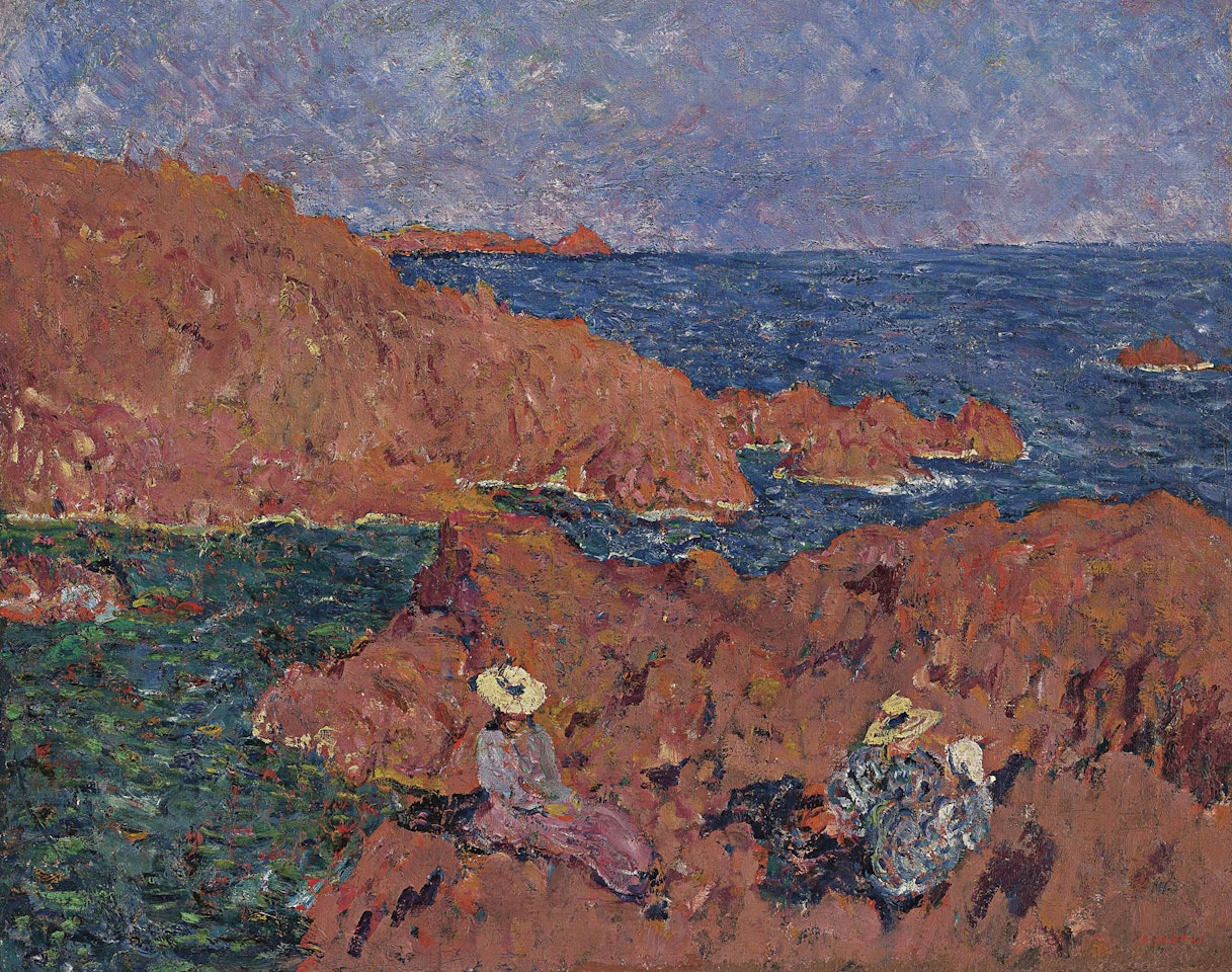Les rochers rouges by Louis Valtat