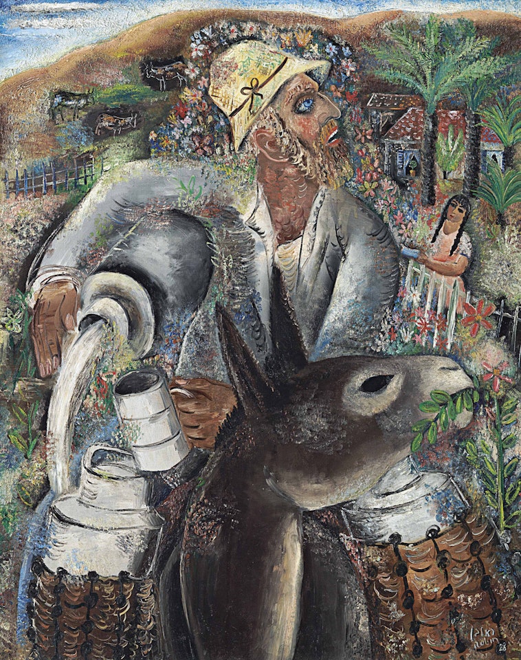 The Milkman by Reuven Rubin