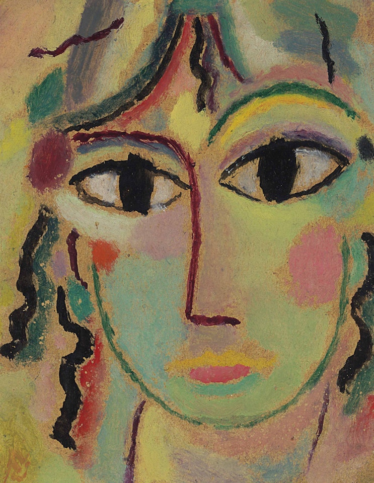 Mädchenkopf by Alexej von Jawlensky