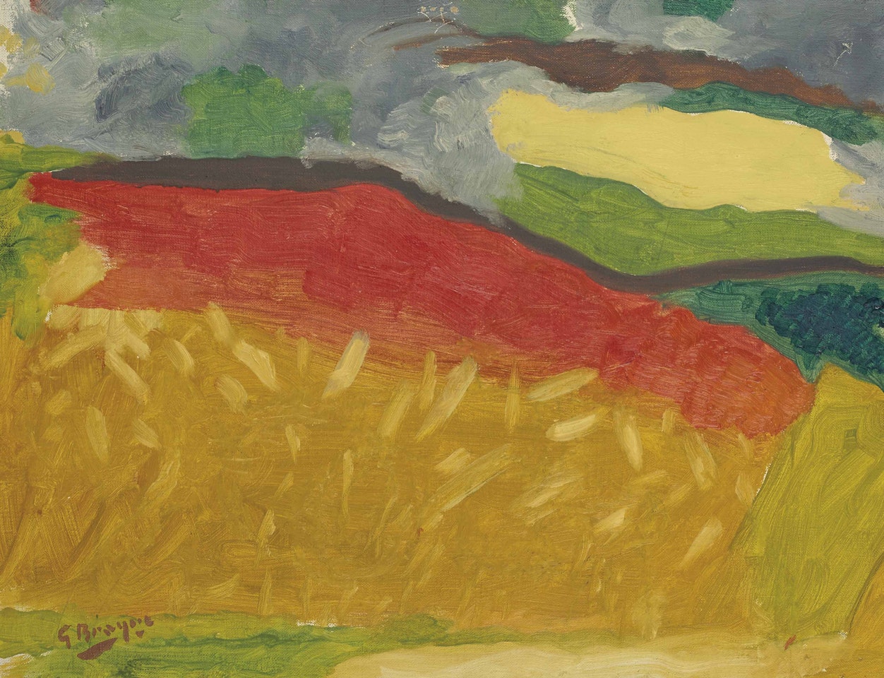 Les Blés by Georges Braque