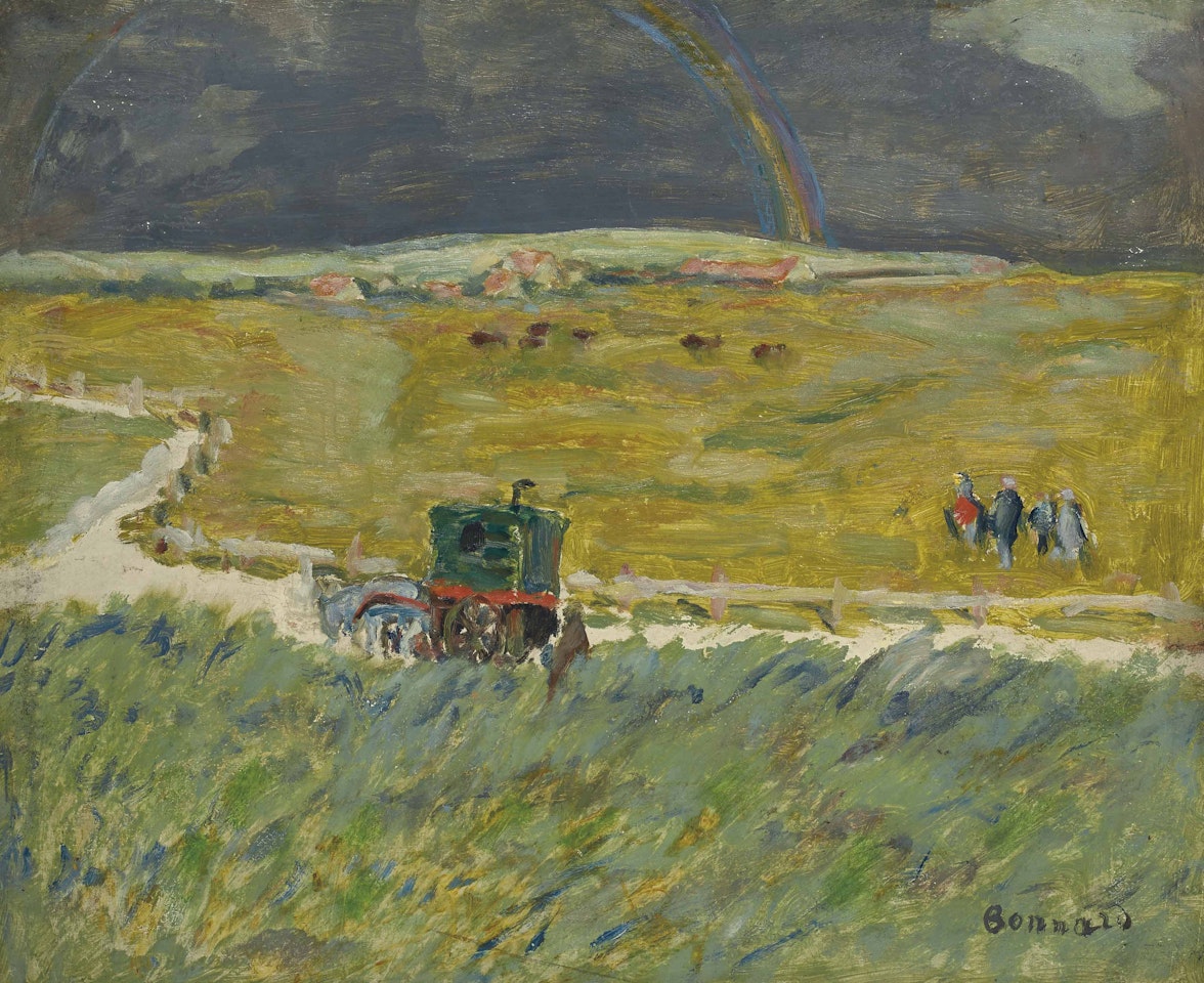 L'arc-en-ciel, La roulotte by Pierre Bonnard