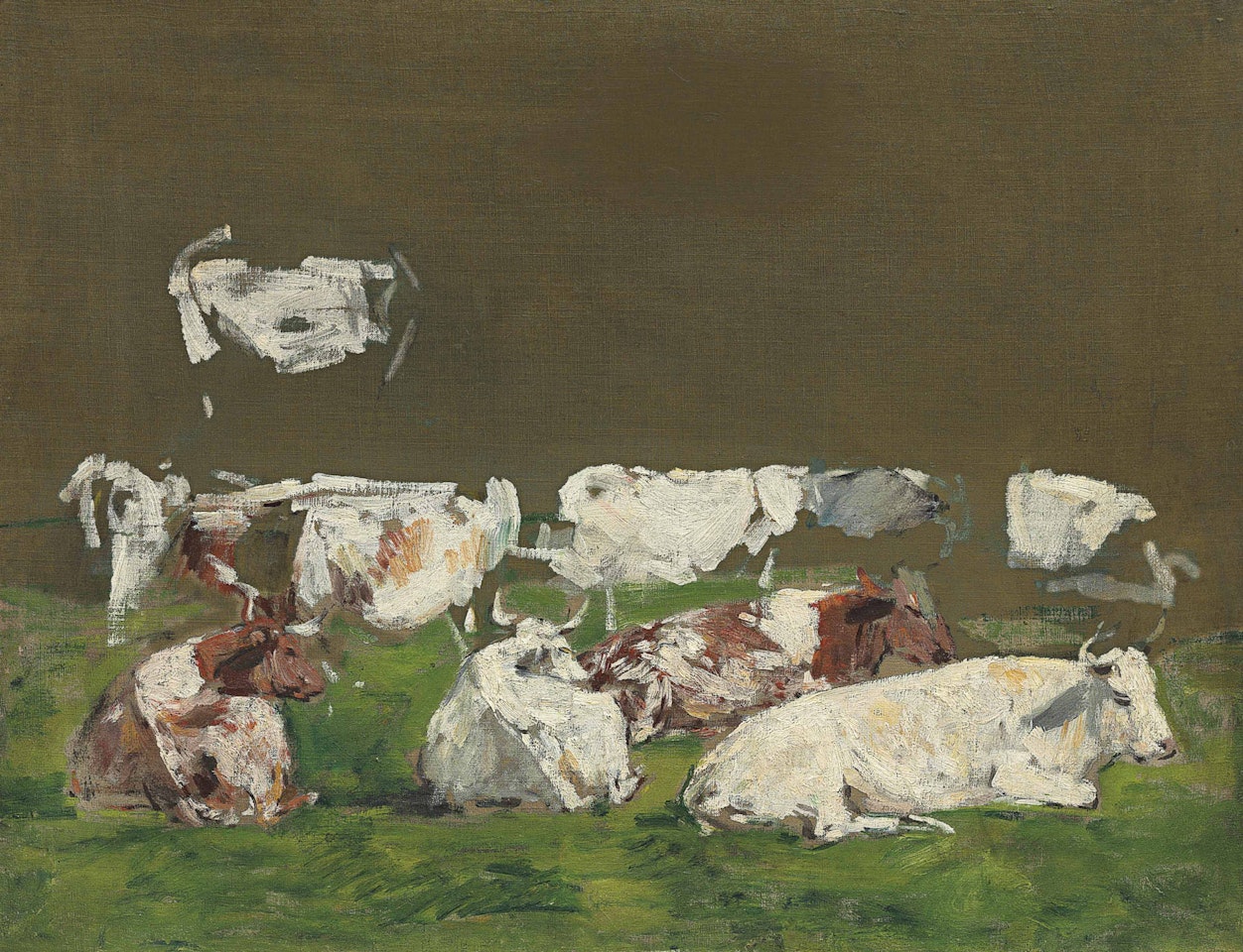 Etude de vaches by Eugène Boudin