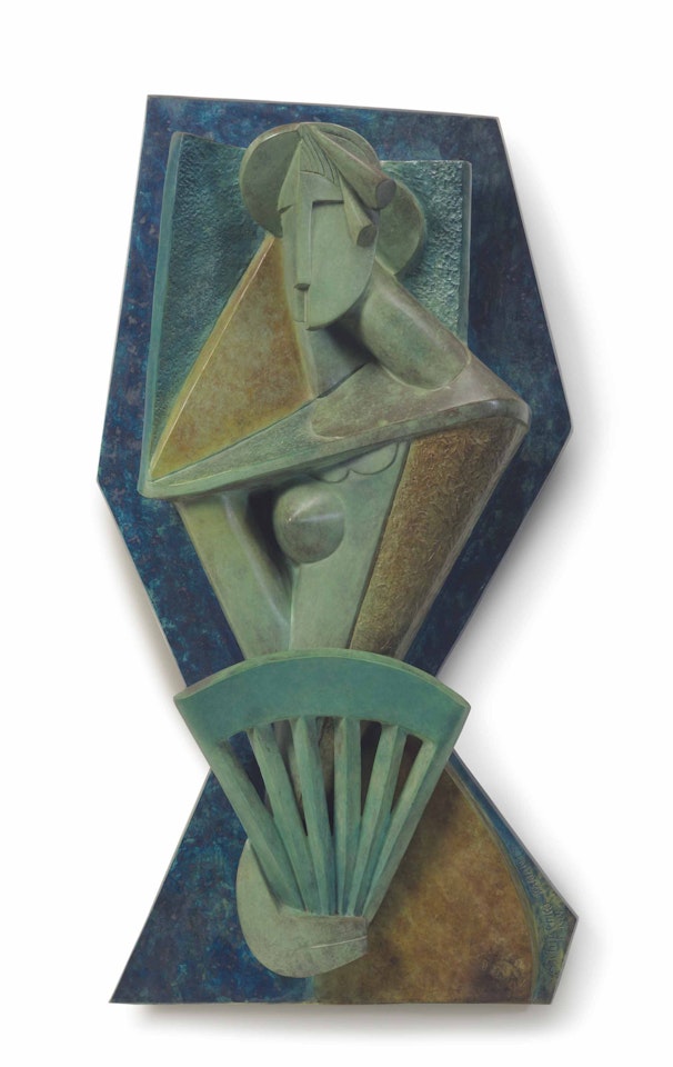 Woman with Fan by Alexander Archipenko