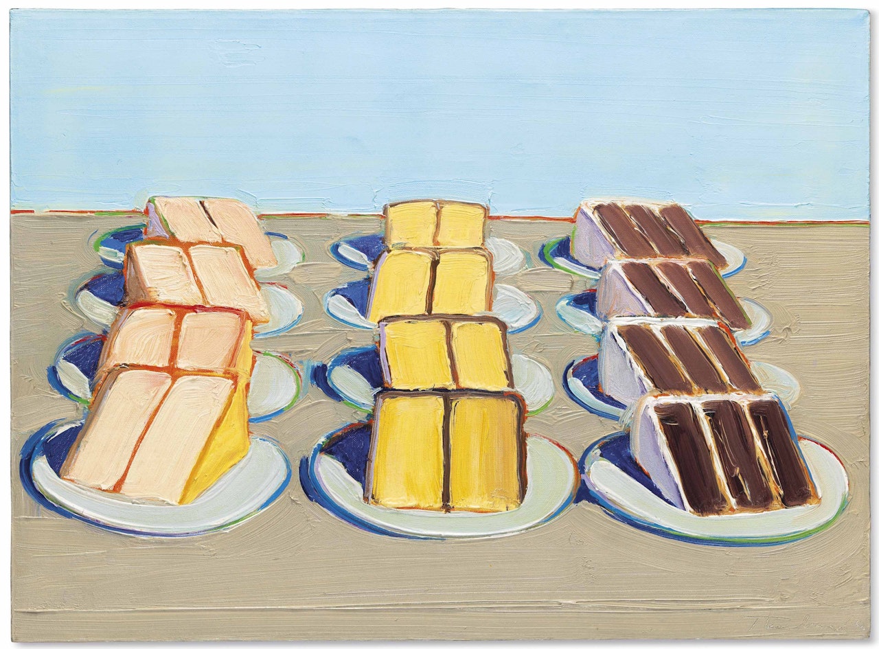 Cake Rows by Wayne Thiebaud