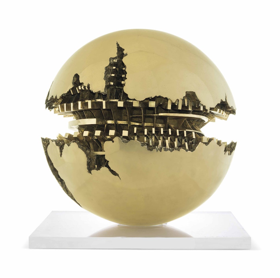 Sfera by Arnaldo Pomodoro