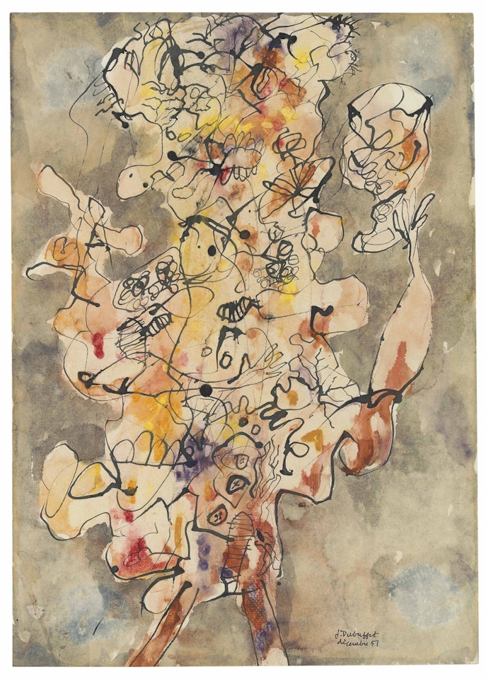 Bowery Bum by Jean Dubuffet