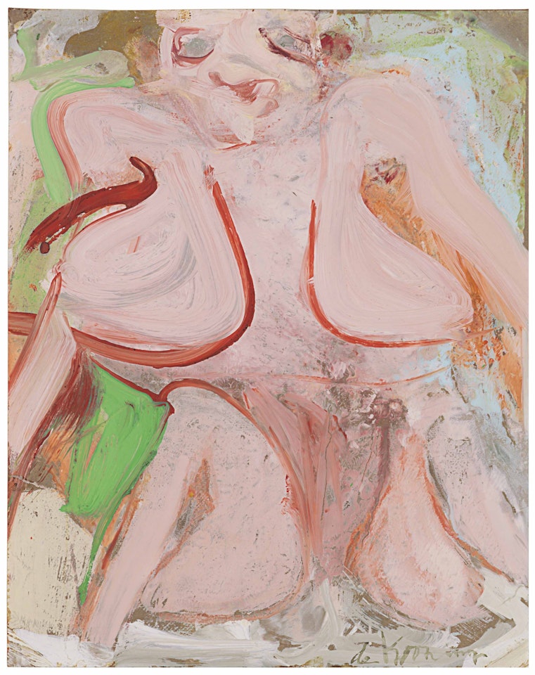 Pink Woman Torso by Willem de Kooning