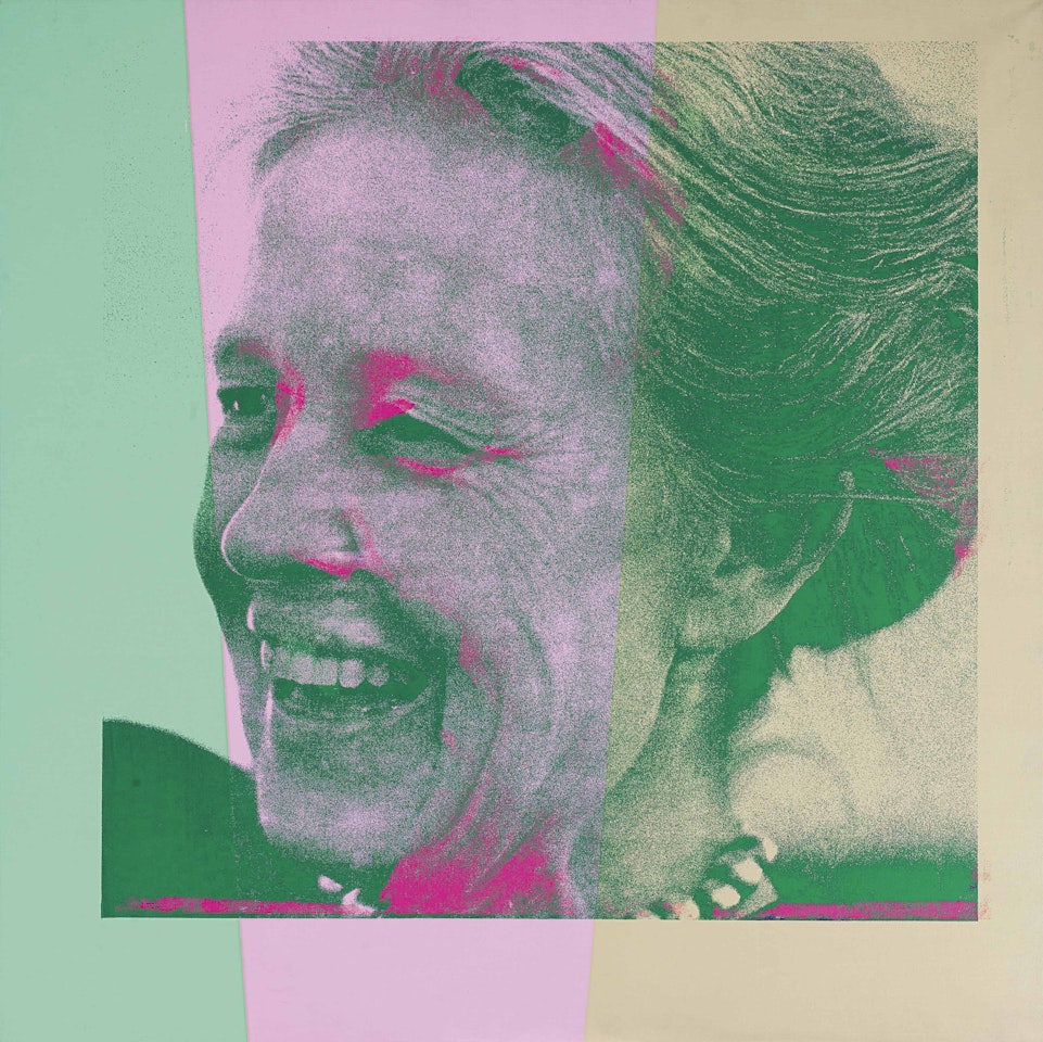 Dominque de Menil by Andy Warhol