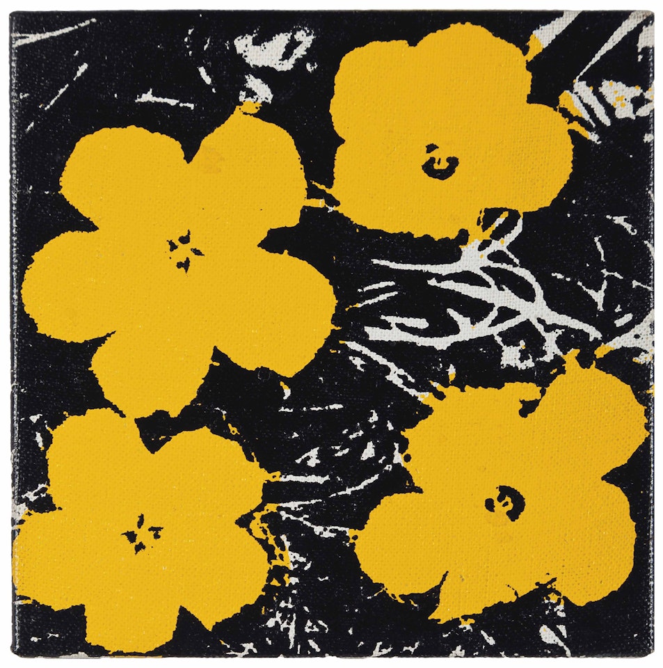 Untitled (Yellow Flowers) by Andy Warhol