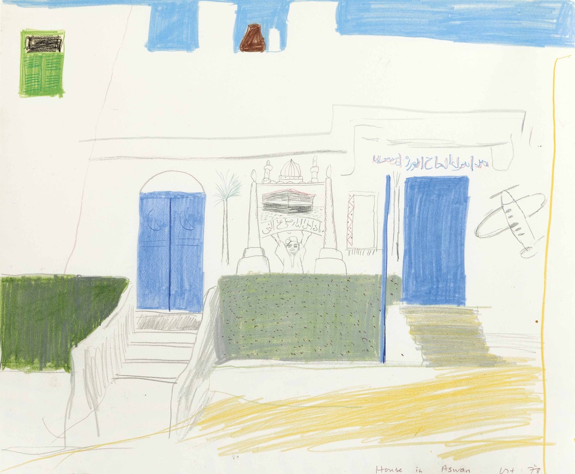 House in Aswan by David Hockney