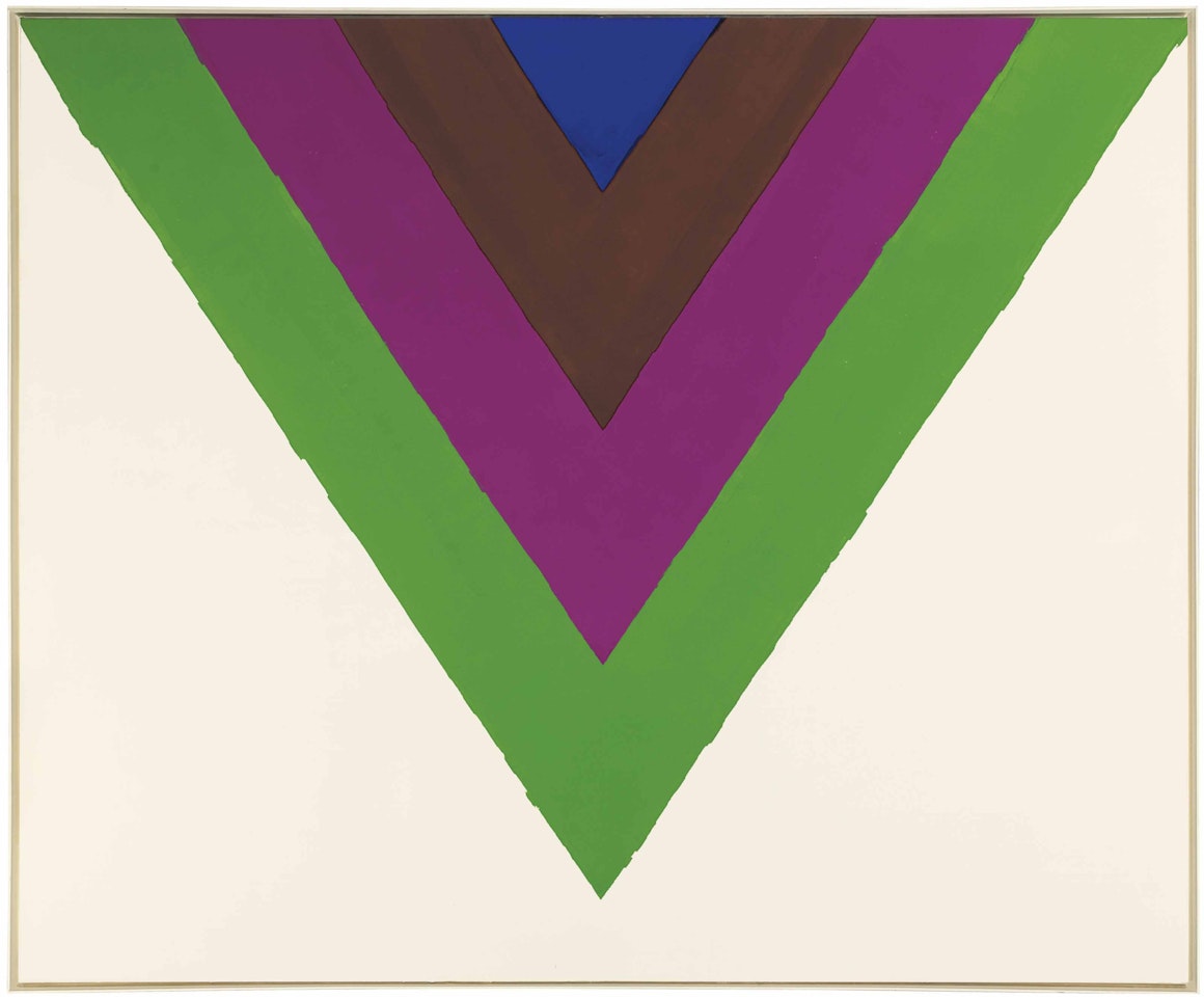 Across by Kenneth Noland