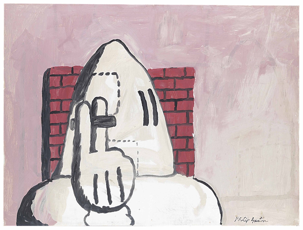 Alone by Philip Guston