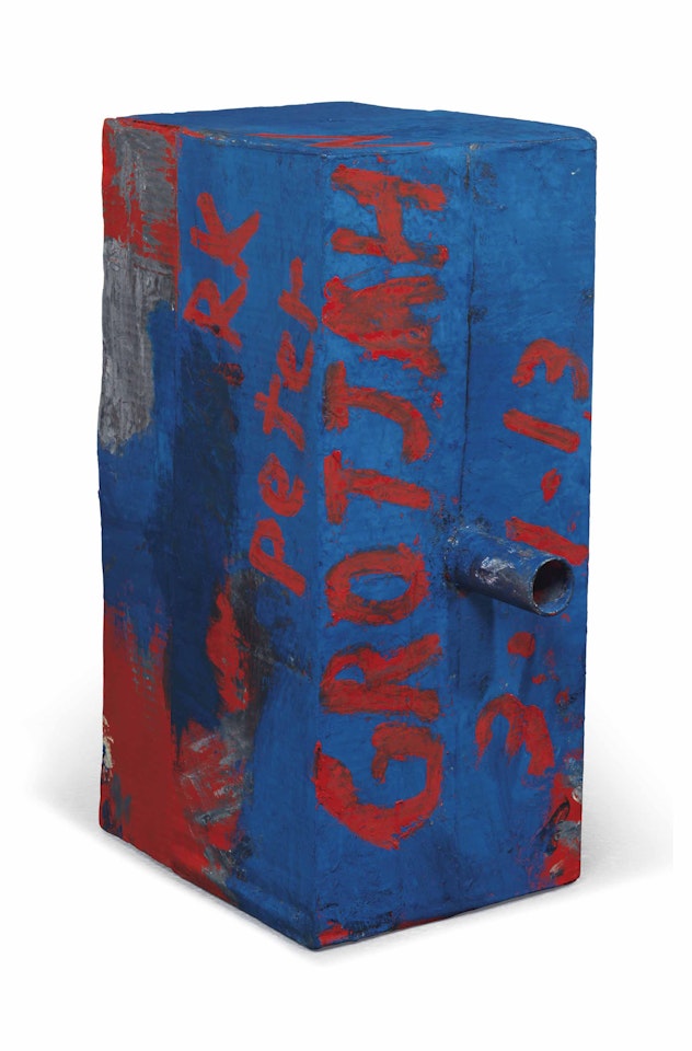 Untitled (My Father, Your Father, Hurricane Bob, Fallen Red Mask M14.c) by Mark Grotjahn