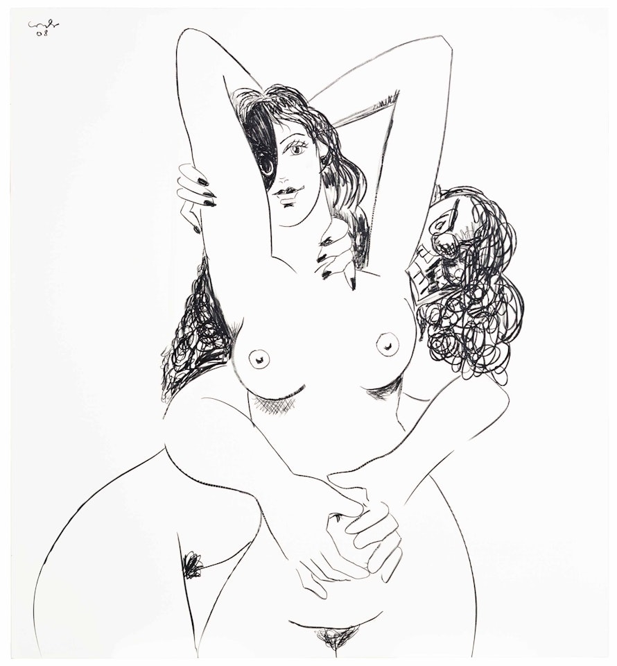 Figure Composition 6 by George Condo