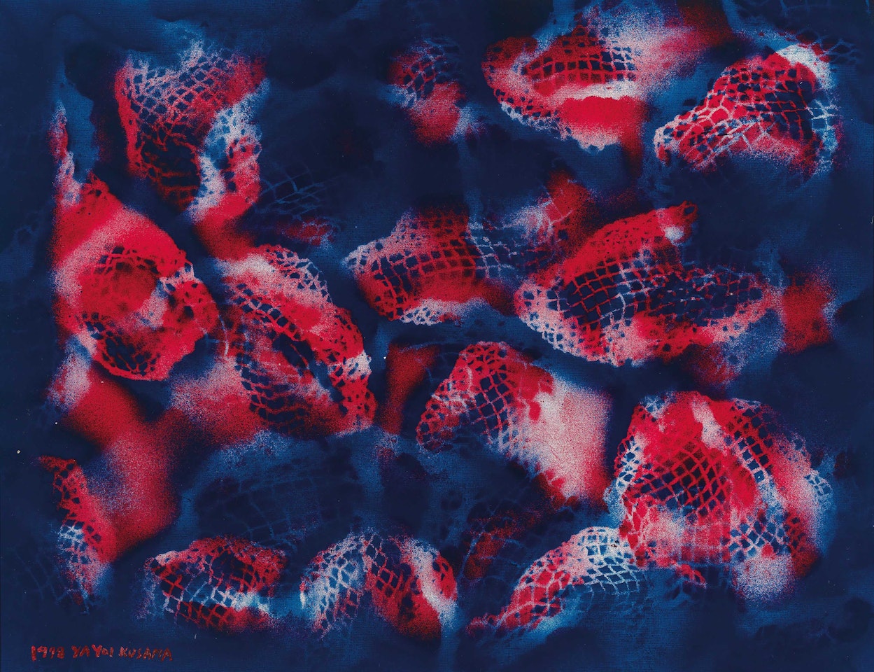 Mackerel Sky At The Sunset by Yayoi Kusama