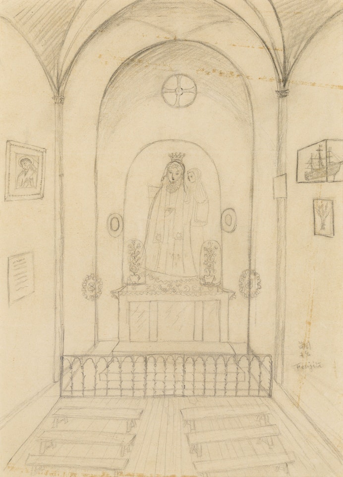 La Madone (Madonna) by Leonard Tsuguharu Foujita