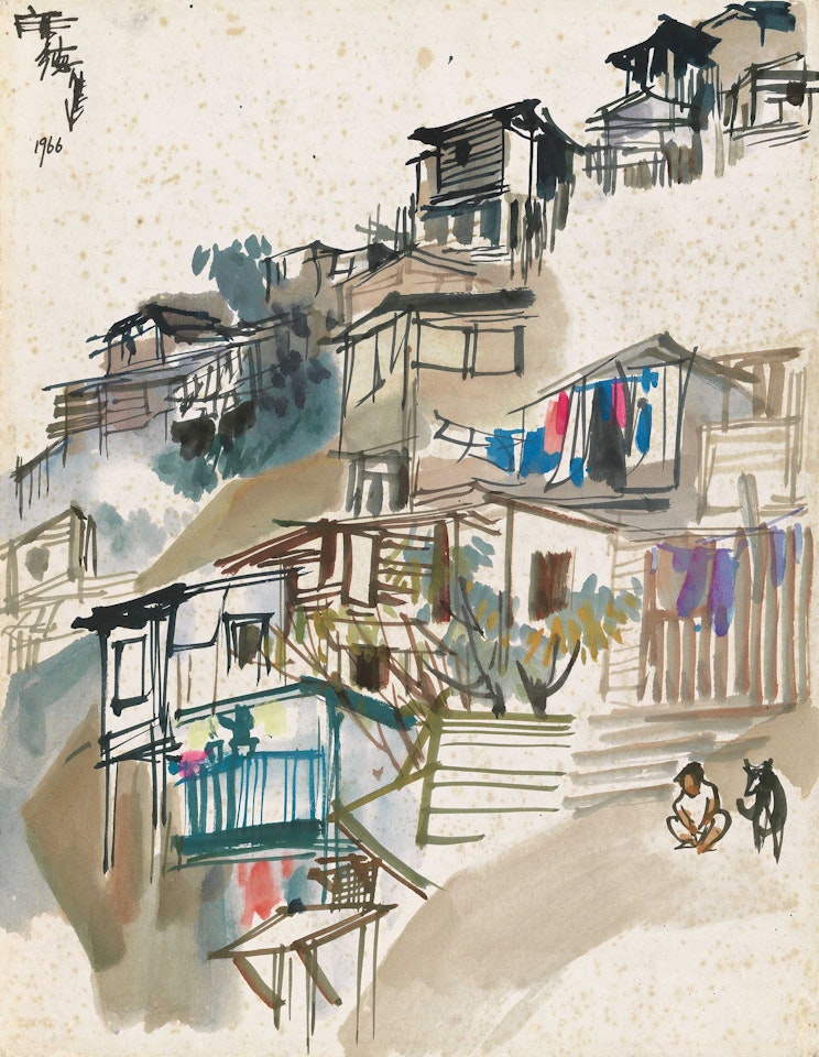 Squatters' Huts by Xi Dejin