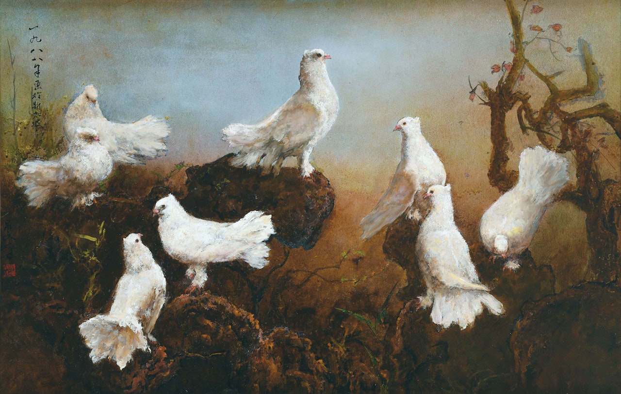 Peace Doves by Lee Man Fong