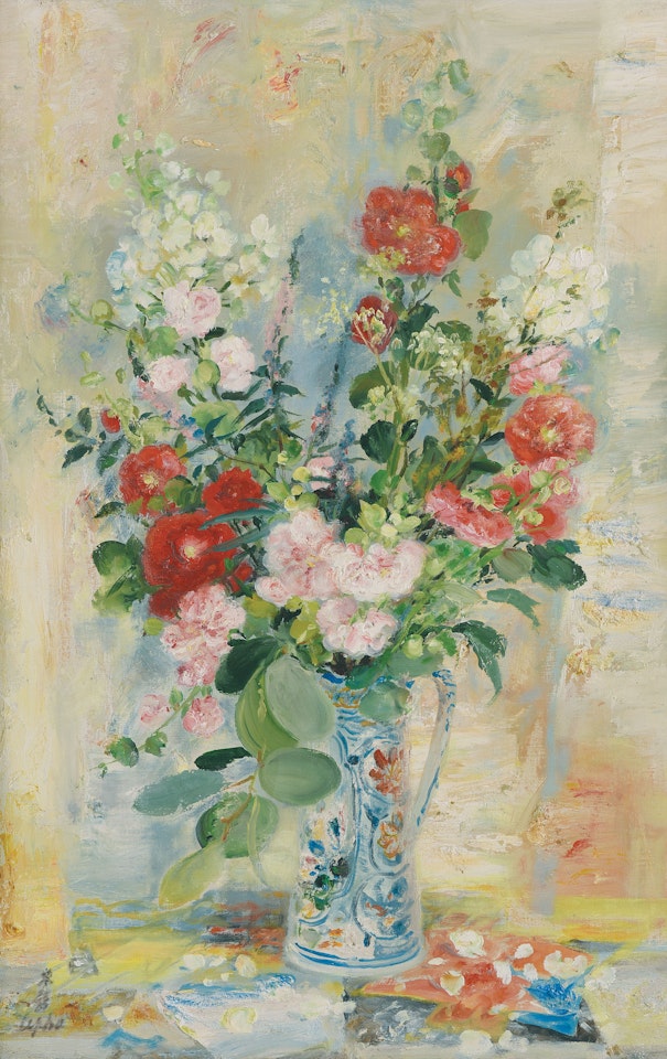 Les Roses Trémières by Le Pho