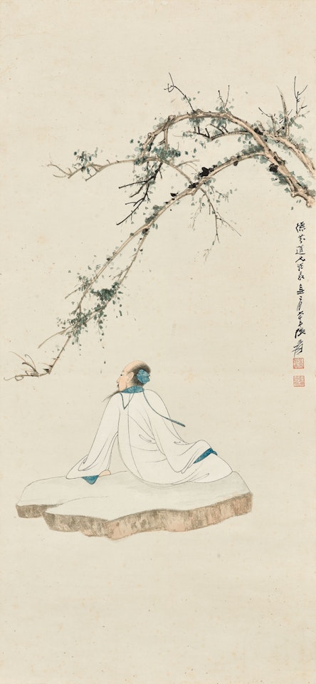 Meditation in Autumn by Zhang Daqian