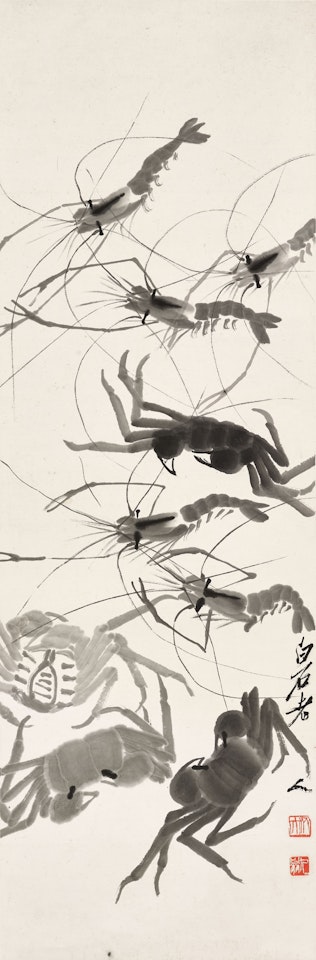 Crabs and Shrimps by Qi Baishi