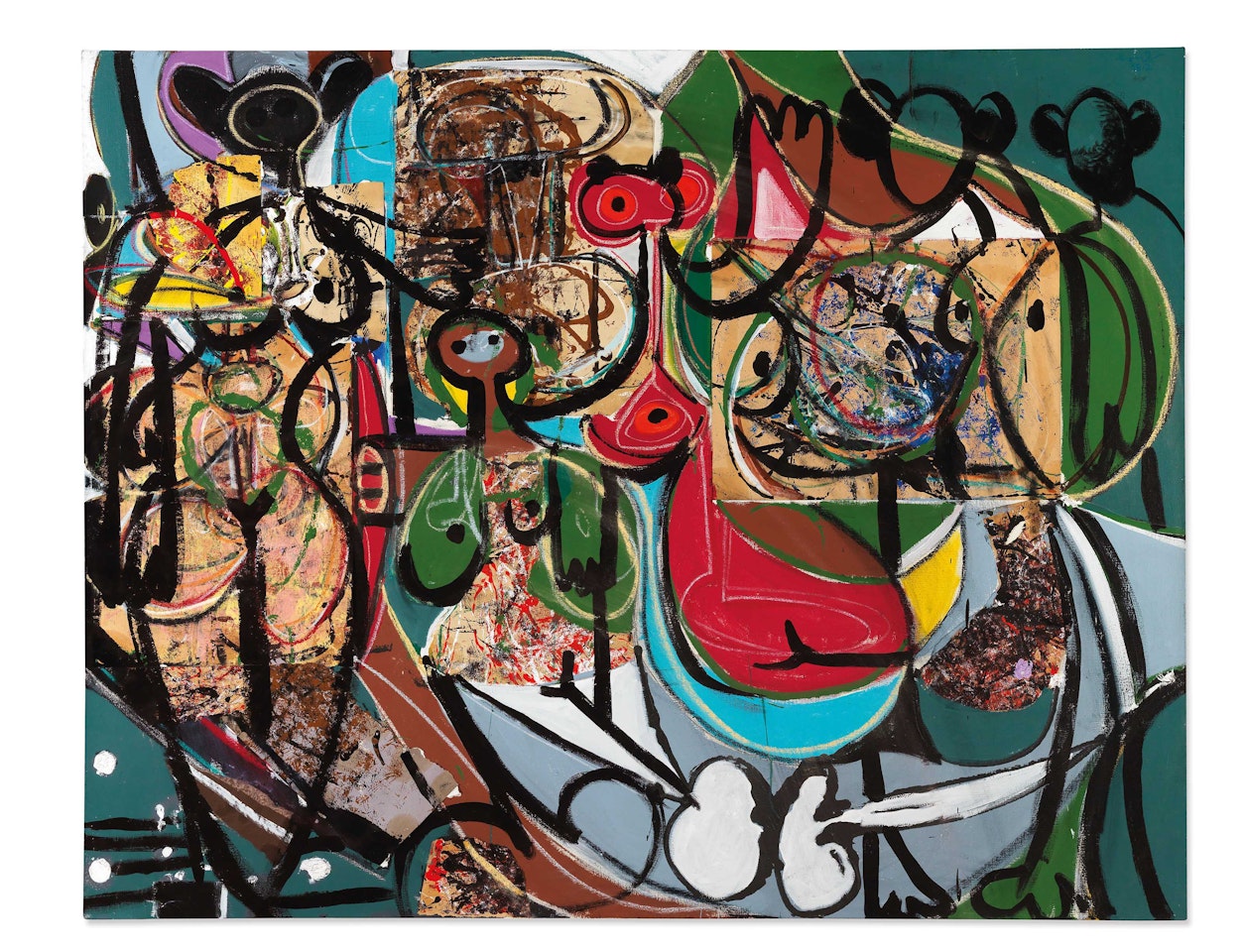 Abstract Figure Composition by George Condo