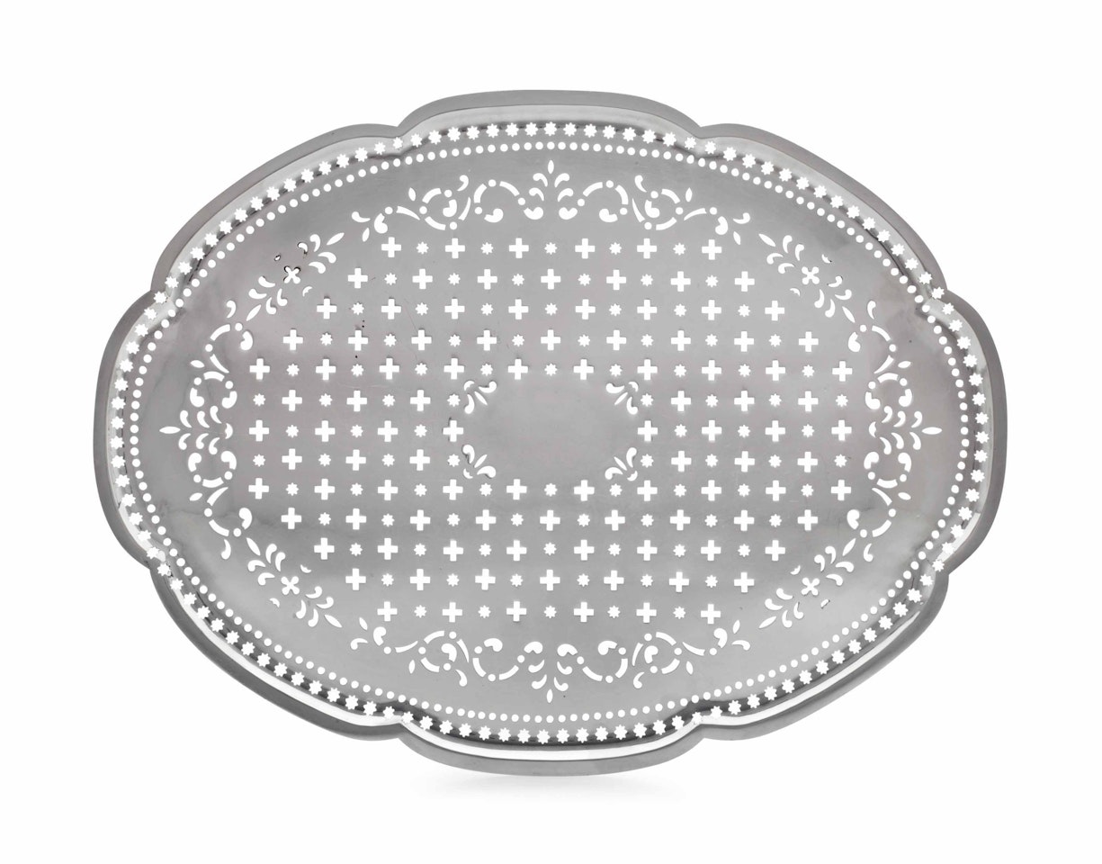 A GEORGE III SILVER MAZARINE by Anonymous