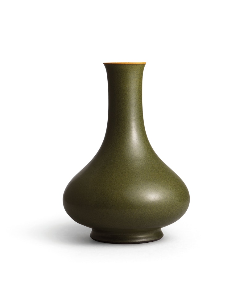 A TEADUST-GLAZED BOTTLE VASE by Anonymous
