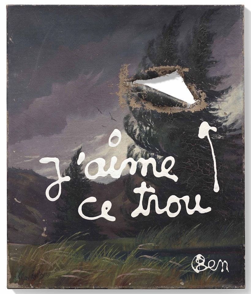 J'aime ce trou by Ben Vautier