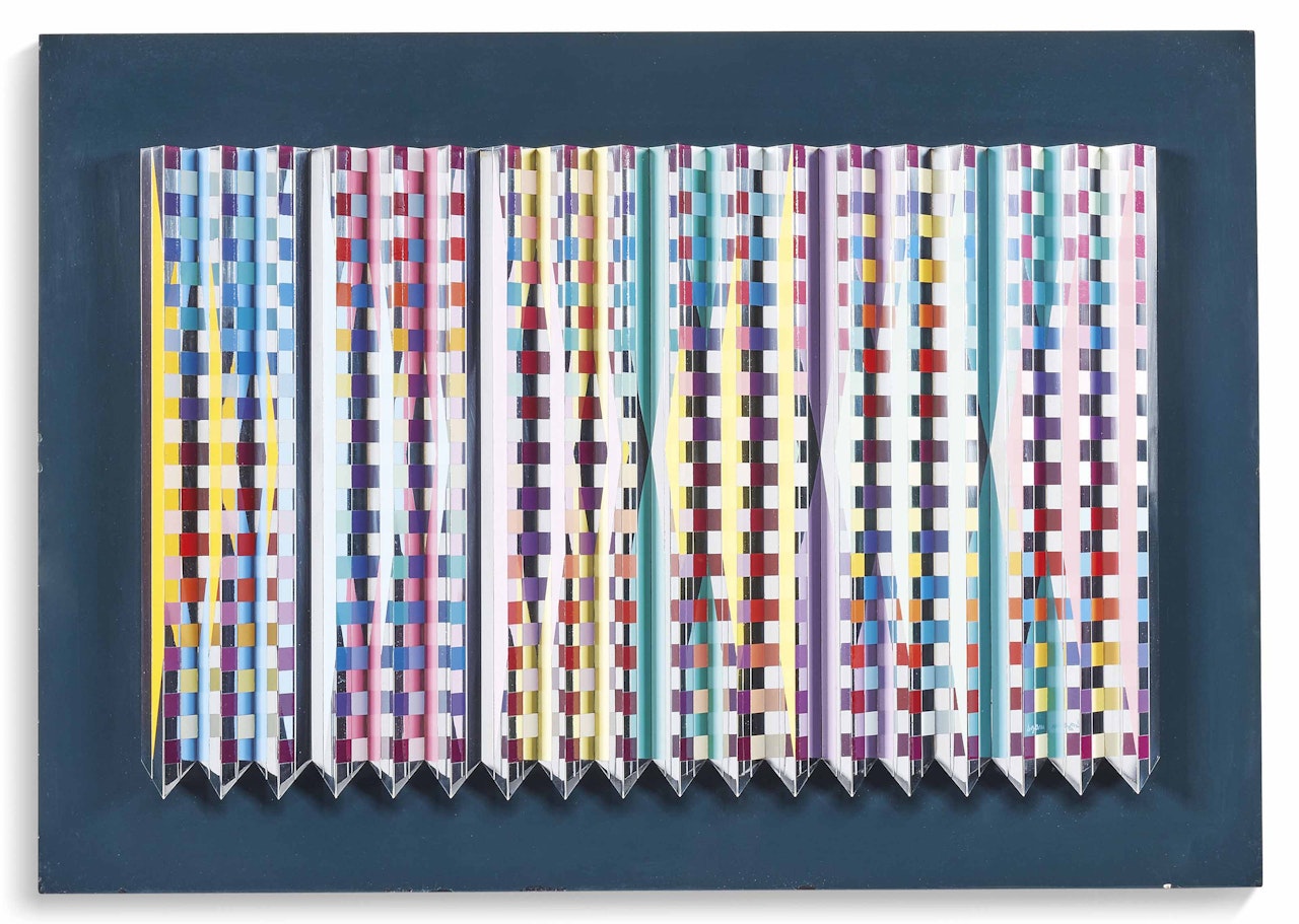 Reflecting space by Yaacov Agam