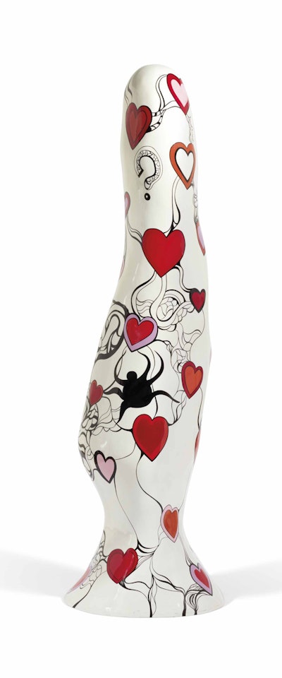 Obélisque aux cœurs rouges by Niki de Saint Phalle