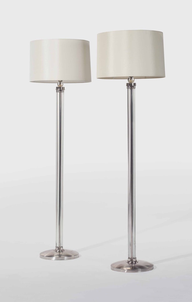 A PAIR OF FLOOR LAMPS by French School