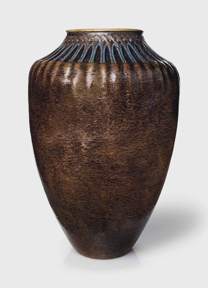A VASE by Jean Dunand