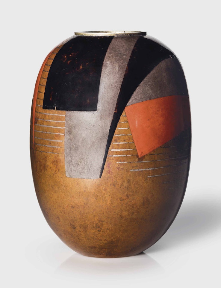 A VASE by Jean Dunand