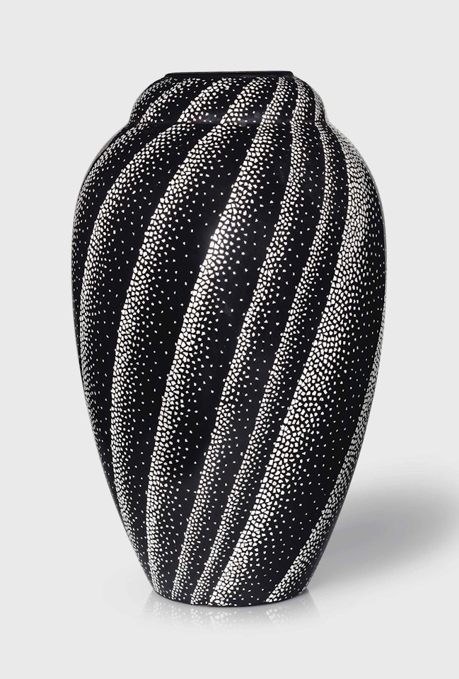 A VASE by Jean Dunand