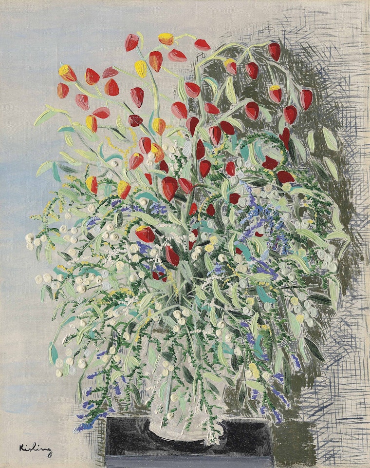 Fleurs by Moïse Kisling