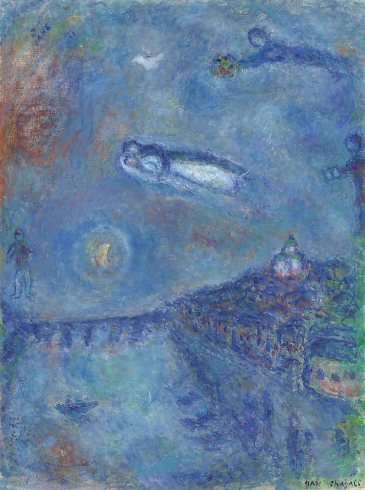 Le souvenir bleu by Marc Chagall