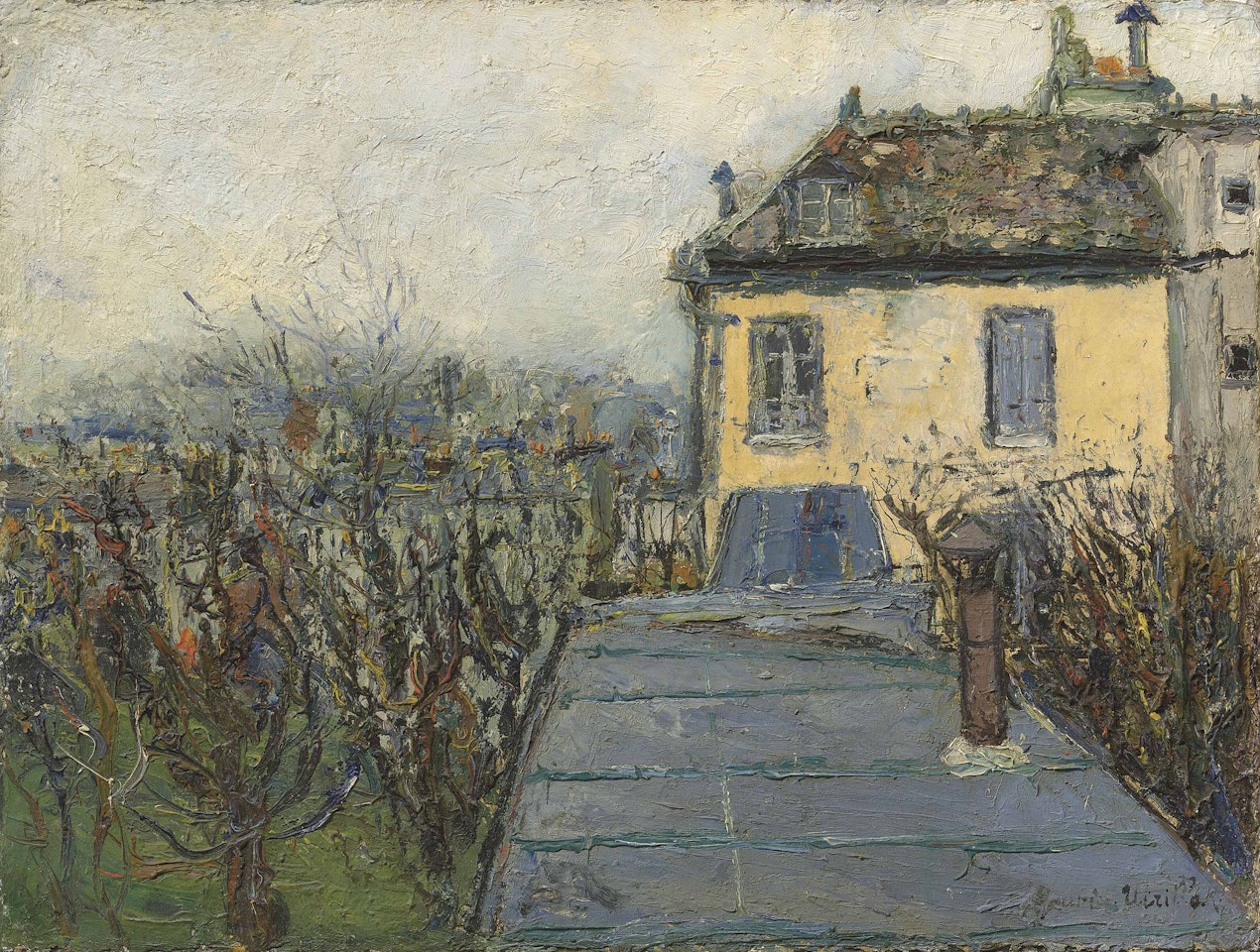 La maison Chaudoin, Montmartre by Maurice Utrillo