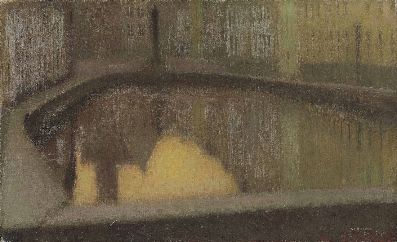 Canal à Bruges by Henri Le Sidaner