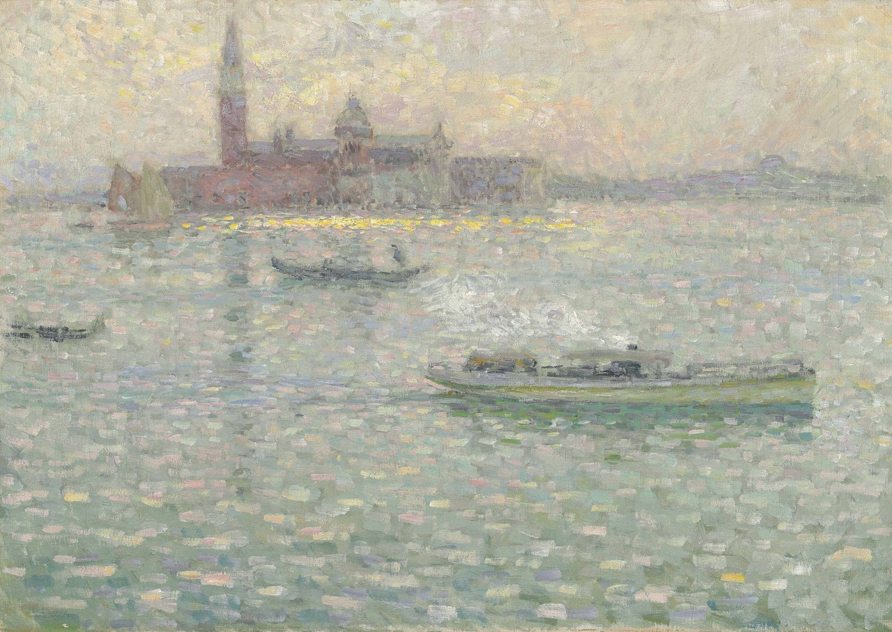 San Giorgio Maggiore, Venise by Henri Le Sidaner
